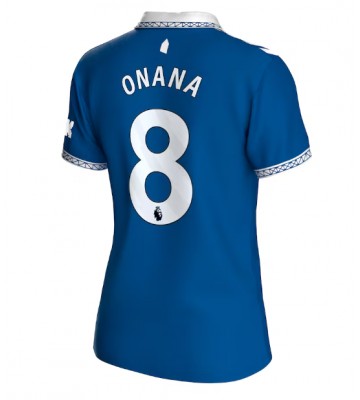 Everton Amadou Onana #8 Primera Equipación Mujer 2023-24 Manga Corta